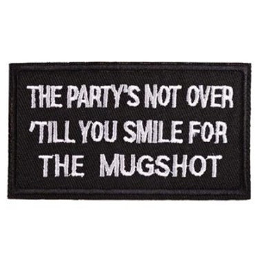 The Party’s Not Over Till… Iron-On Patch