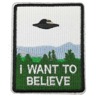 The X-Files I Want To Believe Iron-On Patch