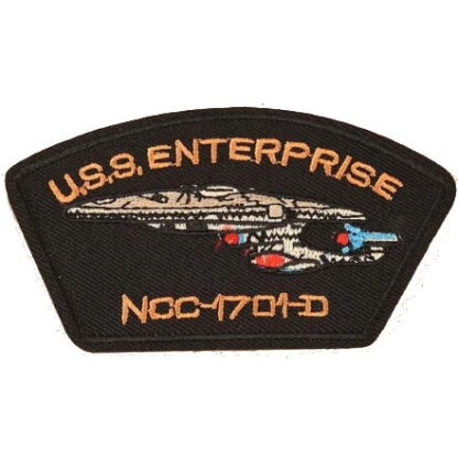 Star Trek Enterprise D Iron-On Patch