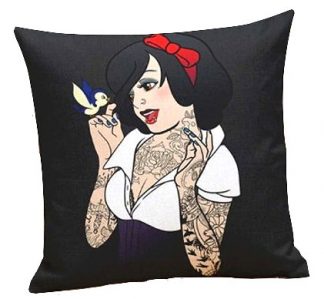 SEISYUKU Tattoo Jasmine Disney Princess Sofa Throw Pillowcase Cushion Cover 18'' 
