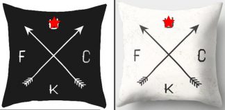 F*ck F*ckity F*ck Pillow Cover #2