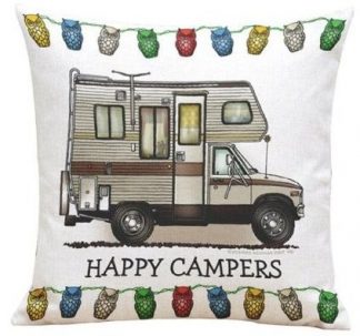 Happy Campers Pillow Cover #16