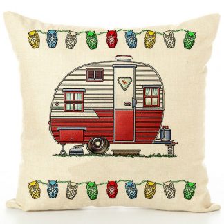 Happy Campers Pillow Cover #12