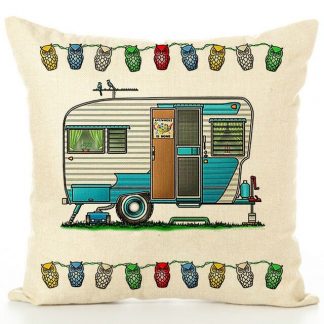 Happy Campers Pillow Cover #14