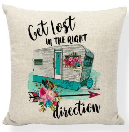 Lost in the Right Direction Pillow Cover