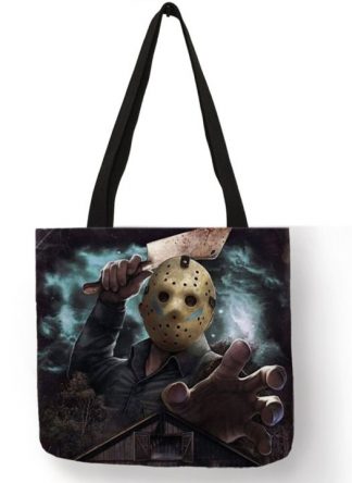 Friday the 13th Jason Voorhees Tote Bag