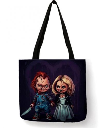Child's Play Chuckie & Tiffany Tote Bag