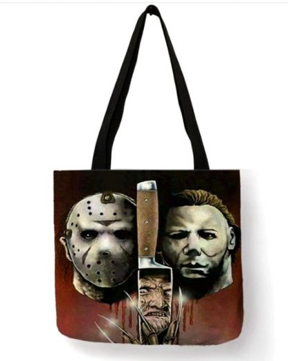 Horror Movie Triple Threat Tote Bag