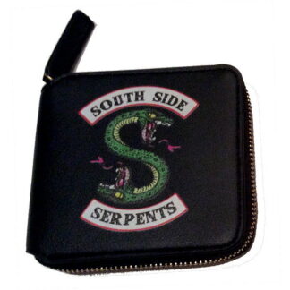 Riverdale South Side Serpents Short Zipped Wallet - Black