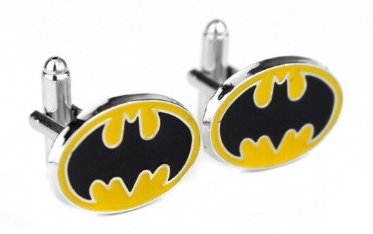 Batman Yellow Logo Cufflinks