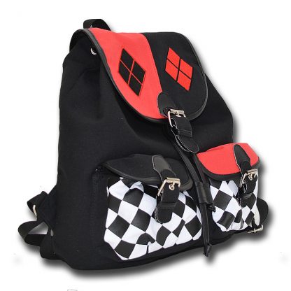 Harley Quinn Canvas Backpack