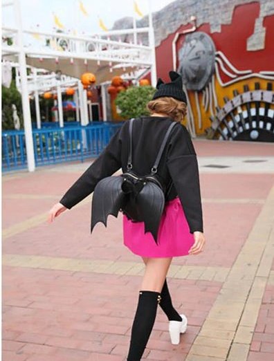 Gothic Batwing n' Lace Backpack