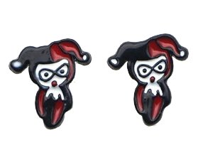 Harley Quinn Stud Earrings