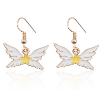 Anime Sailor Star Wings Dangle Earrings