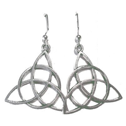 Charmed Triquetra Dangle Earrings - Large
