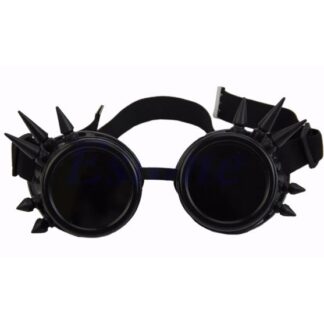 Goggles - Spiked Black