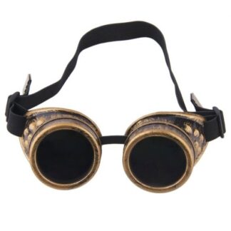 Goggles - Antique Brass Flexible Style
