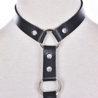 PU Leather Chest Harness