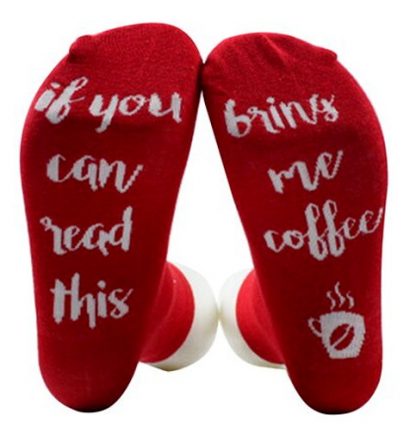 If You Can Read This Bring Me Coffee Socks
