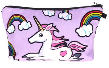 Unicorns & Rainbows Make Up Bag