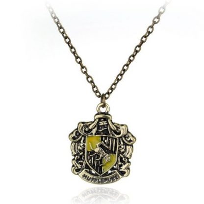 Harry Potter Hufflepuff Crest Necklace