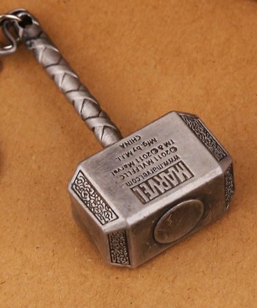 Thor's Hammer Mjölnir Necklace - Antique Silver