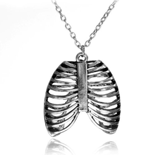 Anatomical Ribcage Necklace