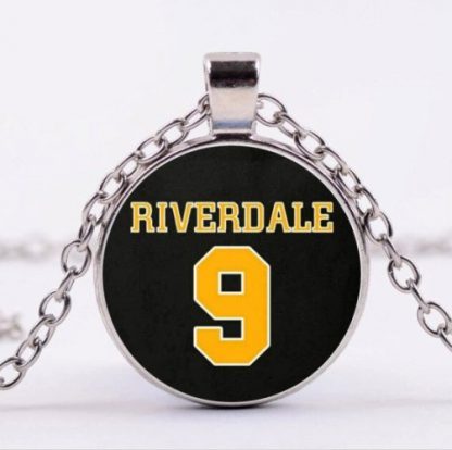 Riverdale Archie's Football Jersey 9 Cabochon Necklace