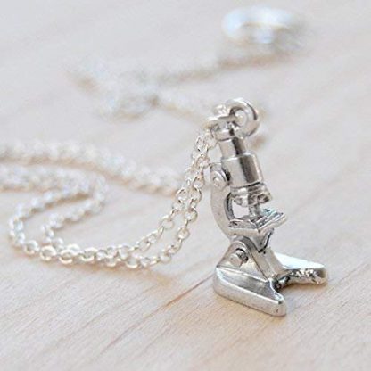 Microscope Charm Necklace