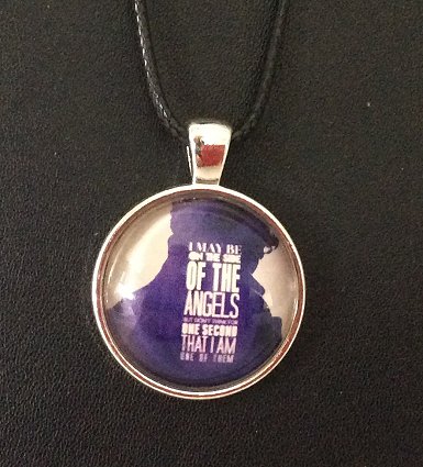Sherlock I May Be On The Side of the Angels Cabochon Necklace