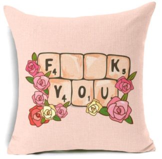 F**k You Scrabble Pillow Cover