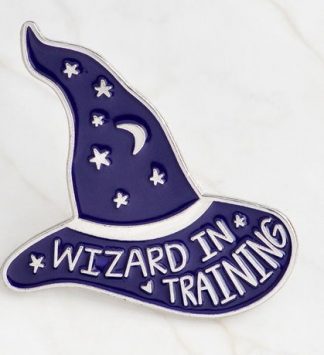 Wizard in Training Enamel Pin - Silver