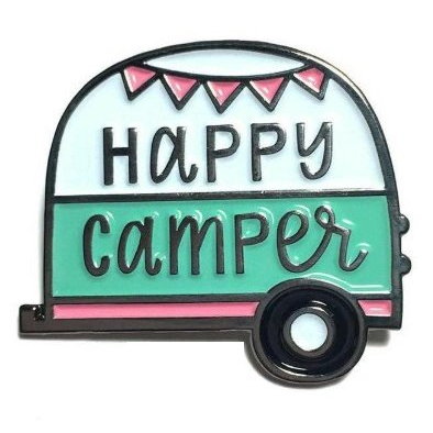 Happy Camper Enamel Pin