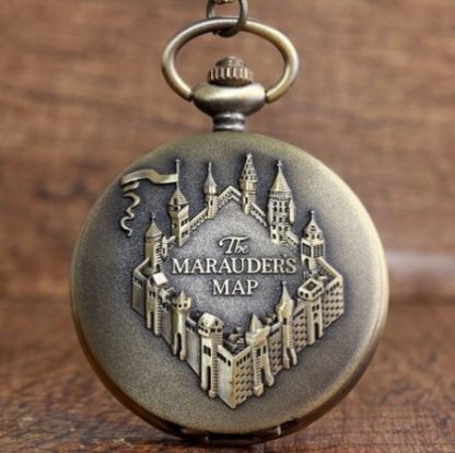 Harry Potter Marauder's Map Pocket Watch