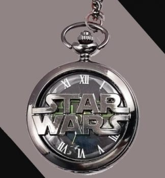 Star Wars Logo Pocket Watch Black