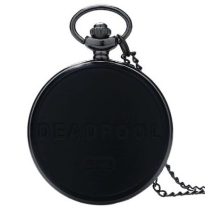 Deadpool Black Pocket Watch