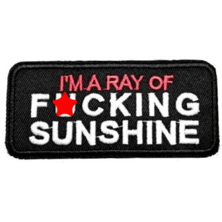 I'm A Ray of F*cking Sunshine Iron-On Patch