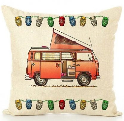 Happy Campers Pillow Cover #21