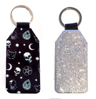 Sparkles & Patterns Key Chain - Style #8 Witchy Ways