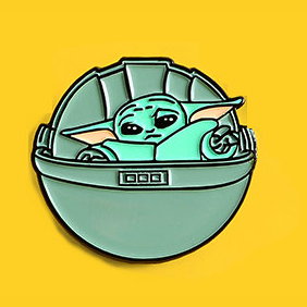Star Wars The Mandalorian Baby Yoda Pin #1