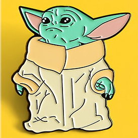Star Wars The Mandalorian Baby Yoda Pin #3