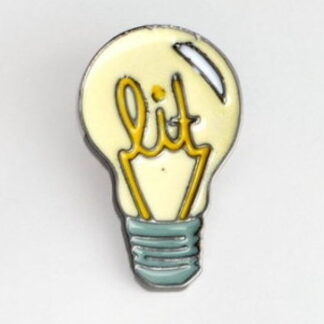 Lit Lightbulb Enamel Pin