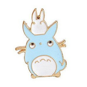 Anime My Neighbor Totoro Chuu & Chibi-Totoro Enamel Pin