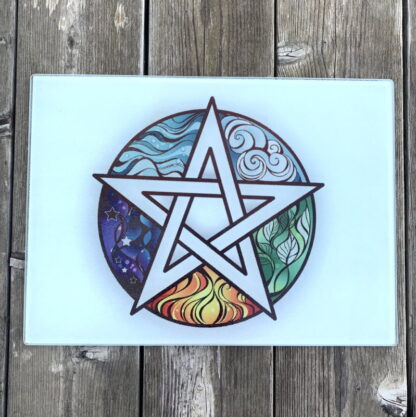 Cutting Board - Wiccan Pentagram