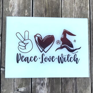 Cutting Board - Peace Love Witch