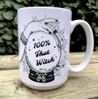 100% That Witch 15 oz Porcelain Mug