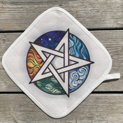 Wiccan Pentagram Pot Holder