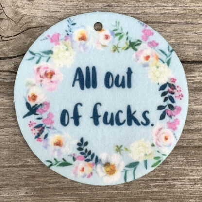 Air Freshener - All Out of F*cks
