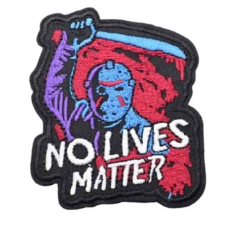 Friday the 13th Jason No Lives Matter Iron-On Patch