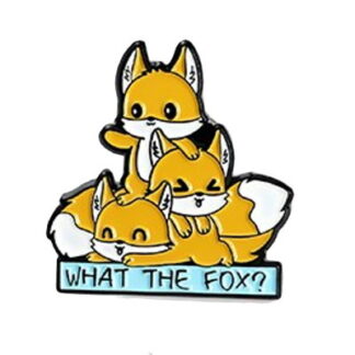 What The Fox? Enamel Pin